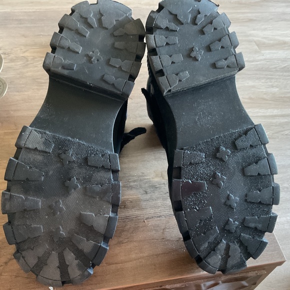 Juicy Couture Quentin Black Combat Boots Sz 7.5 - Picture 4 of 4